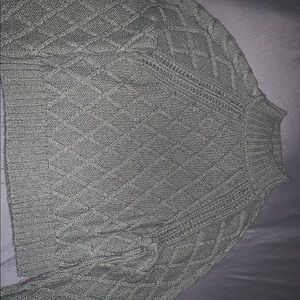 American Eagle Green Pullover Sweater